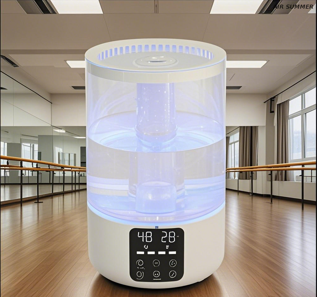 Humidificador de pantalla digital con monitorios en tiempo real 6520