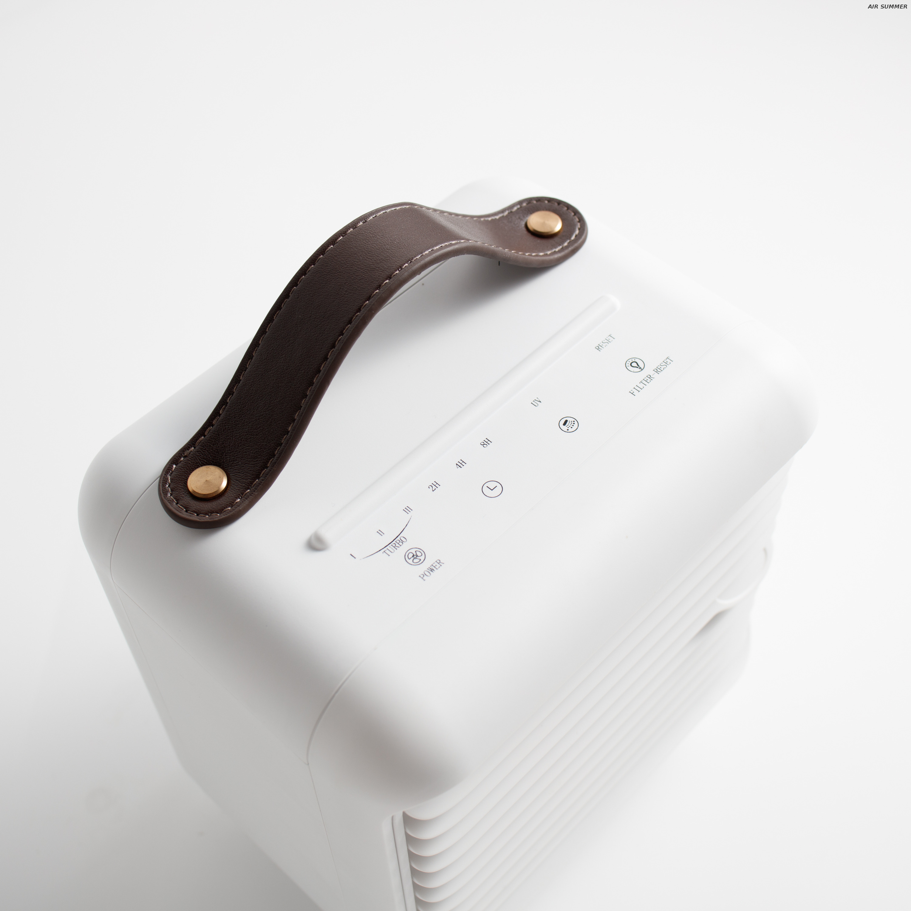 ¡Elección de boca en boca! Air SUMMER Experto de purificación de escritorio, ventilador de 3 velocidades para entorno libre de polvo