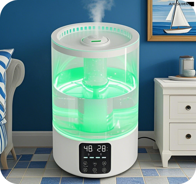 Humidificador de difusor de aromaterapia todo en uno con diseño lujoso