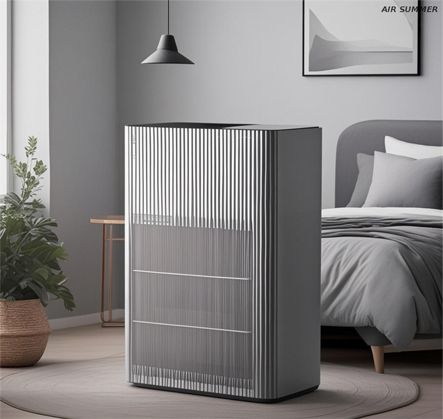 Purificador de aire de vida y dormitorio SM8106, 220 - 240V Voltaje, 35 - 70W Consumo de energía
