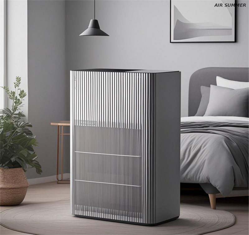 Purificador de aire de vida y dormitorio SM8106, 220 - 240V Voltaje, 35 - 70W Consumo de energía