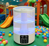Humidificador seguro para niños con bordes redondeados y componentes seguros