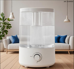 Humidificador de estilo INS de ahorro de energía, 5L La luz UV del tanque de agua grande sigue la perilla encendida