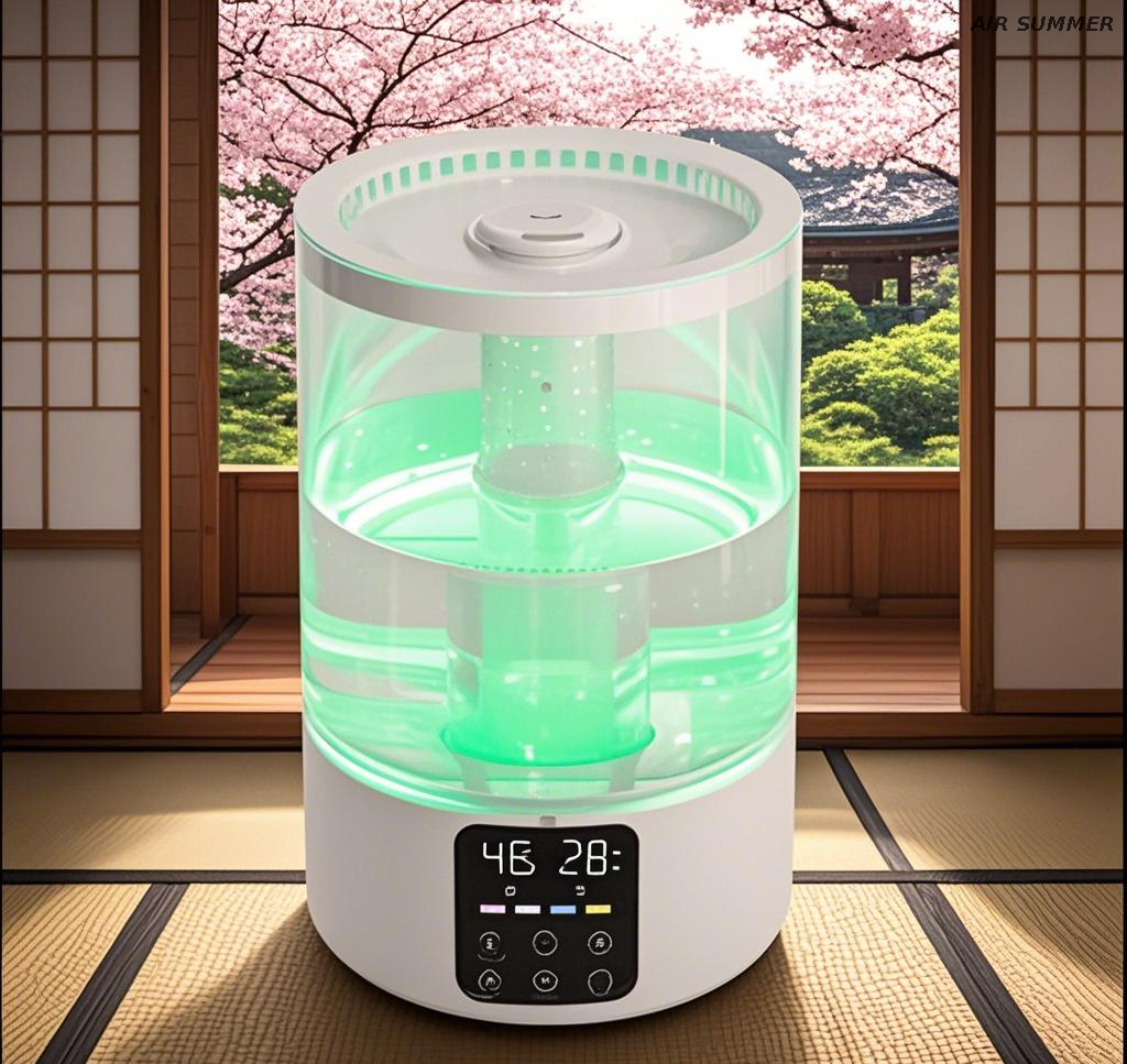 Humidificador de limpieza del filtro de carbono para mejorar la calidad del aire