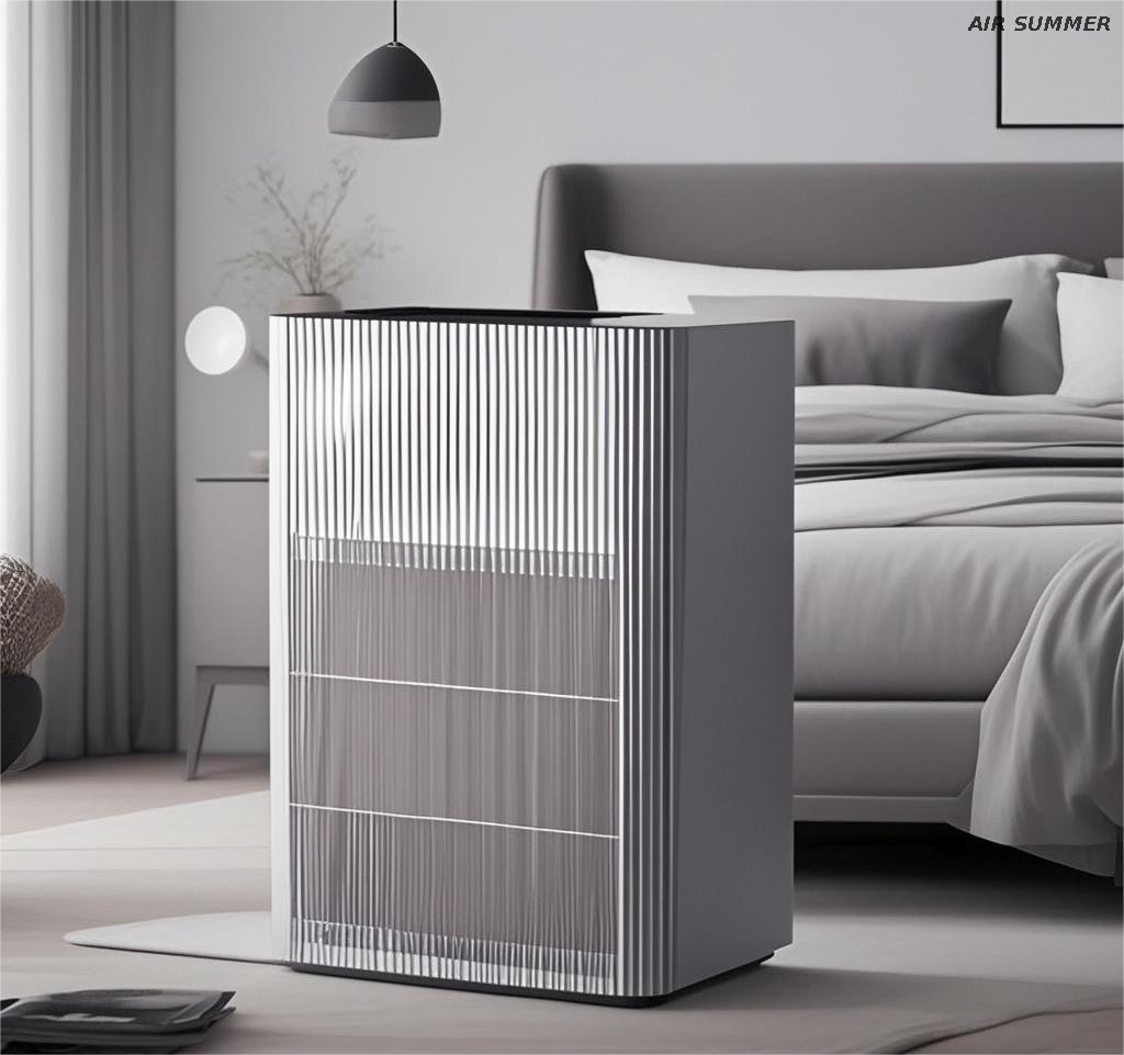 Purificador de aire de la oficina de cocina SM8106, modo de alta velocidad