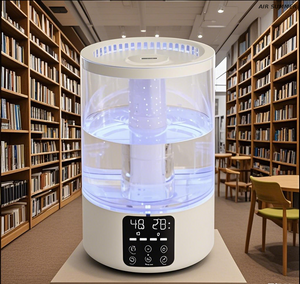 Humidificador de filtro de iones plateado para la purificación de agua mejorada