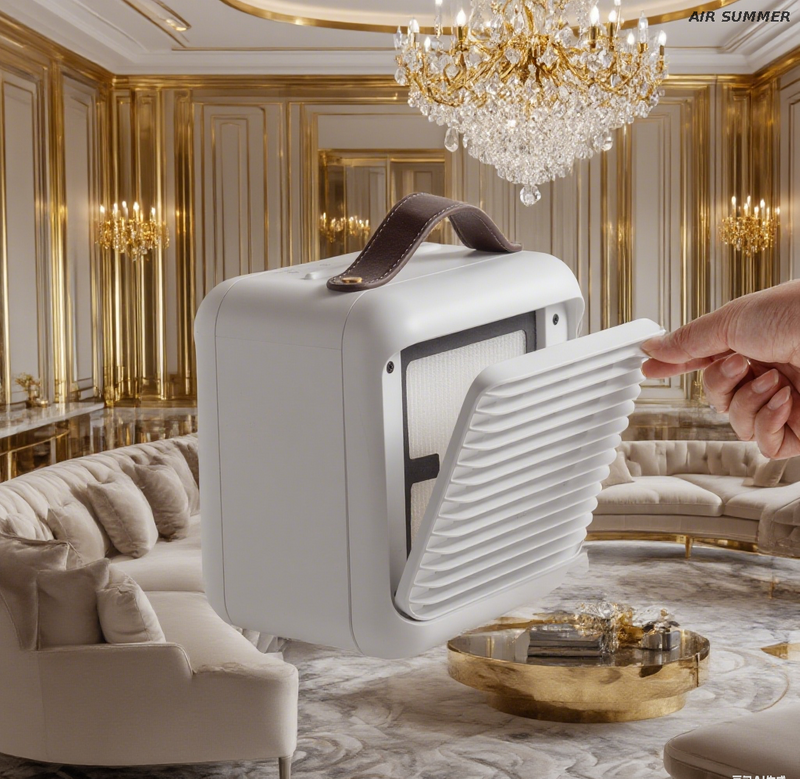 ¡Compacto y poderoso! Air SUMMER mini purificador de aire, eficiencia de purificación líder en 3㎡