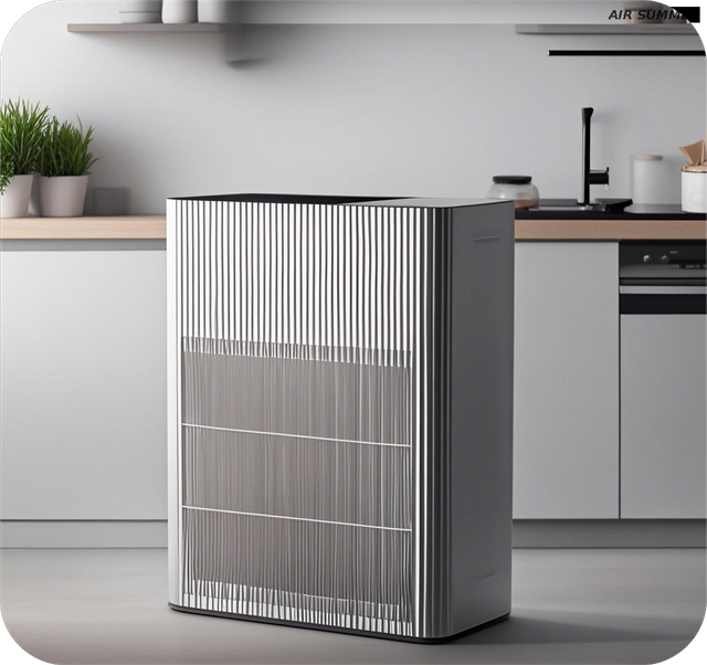 Smart Air Purifier SM8106, Sensor PM2.5, 4 - Ajuste del ventilador de velocidad