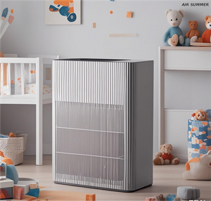 Purificador de aire de habitación grande SM8106, tan bajo como ruido de 25 dB, ajuste inteligente de modo automático