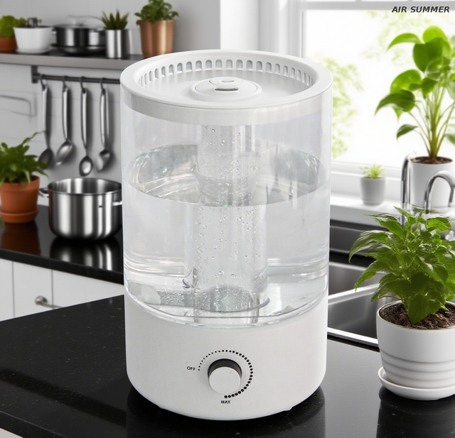 Humidificador de estilo 5L de INS ambientalmente amigable, sincronización de luz UV de salida de niebre de Stone MAIFAN Stone