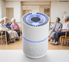 Purificador de aire SM6008: Mata al 99% de bacterias y virus, Hepa H13 + Tecnología LED LED