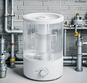 Estilo INS de alto valor! 5 litros de agua con dos puntos de venta de niebla, humidificador de purificación de piedra de Maifan