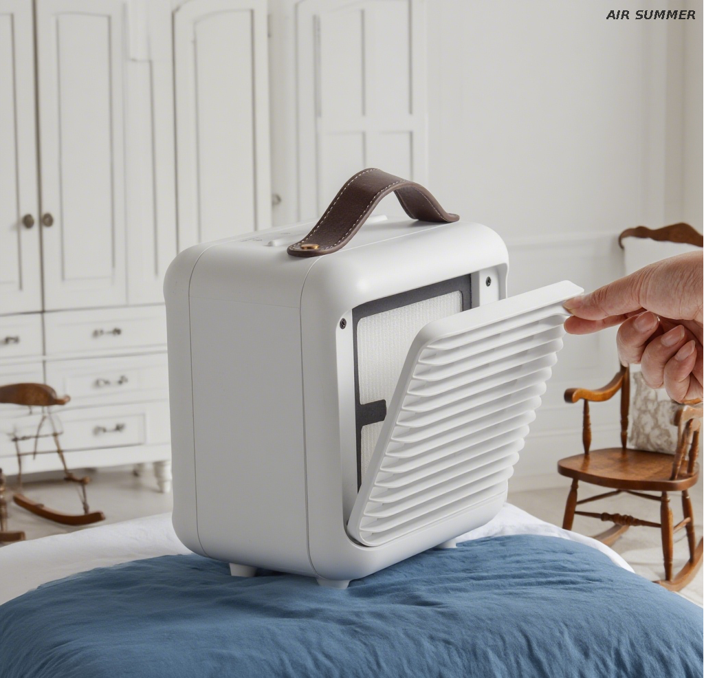 ¡Purificación ultra rápida! Air SUMMER Purificador de aire, actualización de aire de 3 minutos para una frescura impresionante
